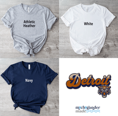 Detroit Baseball Tiger T-Shirt