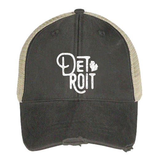 Vintage Detroit Trucker Hat