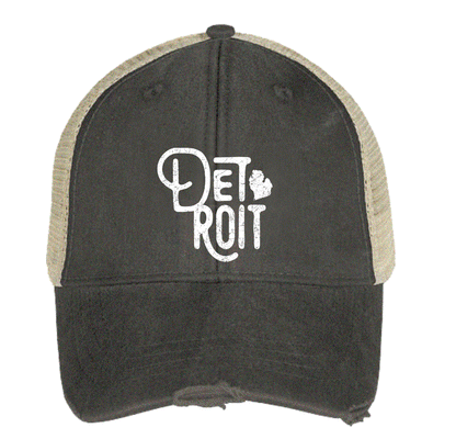 Vintage Detroit Trucker Hat