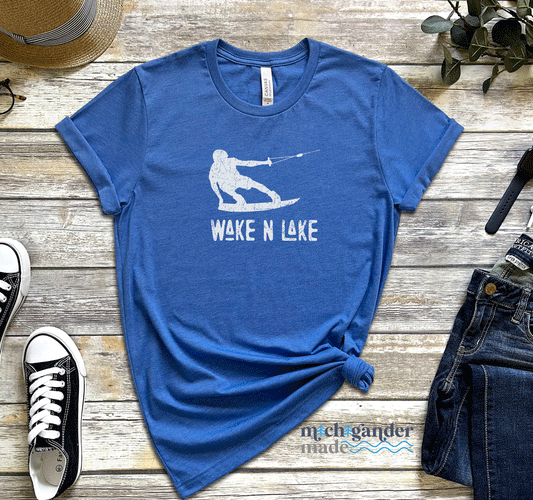 Wakeboarding Wake n Lake T-Shirt