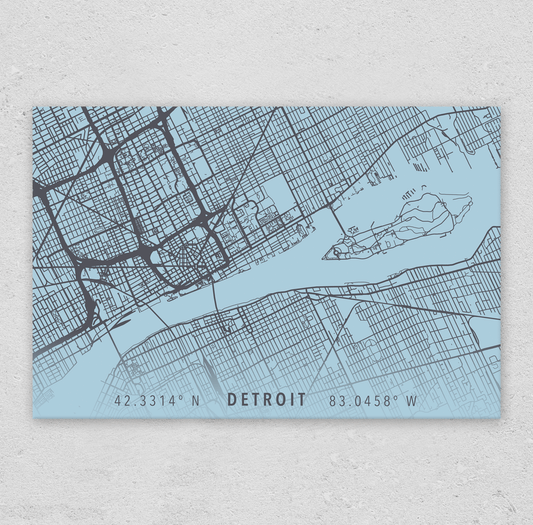 Detroit Street Map