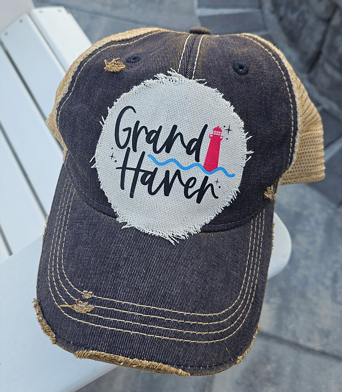 Grand Haven Michigan Vintage Cap