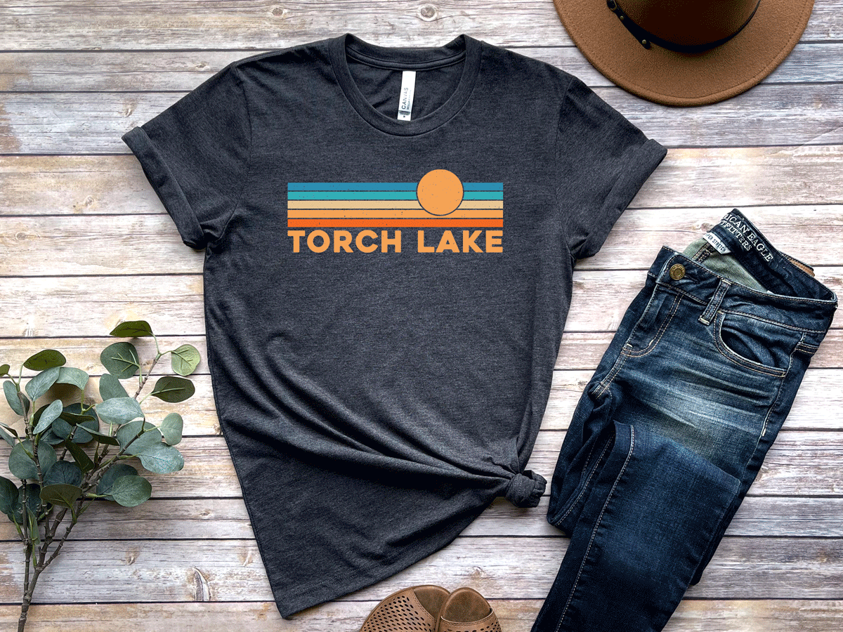 Torch Lake retro tee