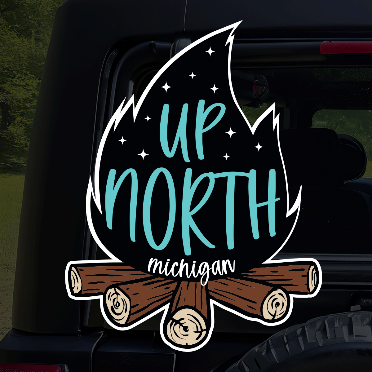 Up North Michigan UV Decal